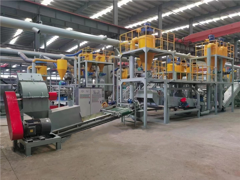 Lithium battery crushing and recycling equipment
